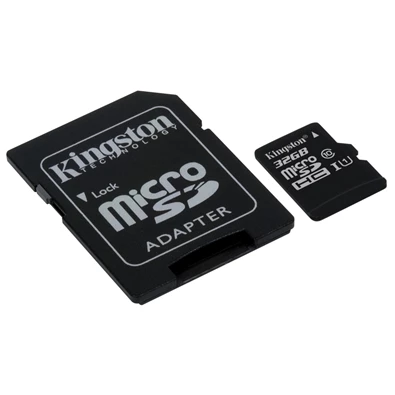 Kingston 32GB SD micro (SDHC Class 10  UHS-I) (SDC10G2/32GB) memória kártya adapterrel