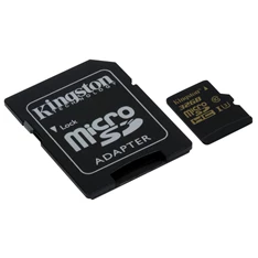 Kingston 32GB SD micro (SDHC Class U3 UHS-I) (SDCG/32GB) memória kártya adapterrel