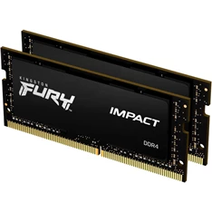 Kingston 64GB/3200MHz DDR-4 (Kit of 2) FURY Impact (KF432S20IBK2/64) notebook memória