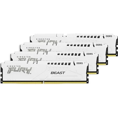 Kingston 64GB 5200MHz DDR-5 Fury Beast (Kit! 4db 16GB) (KF552C40BWK4-64) memória