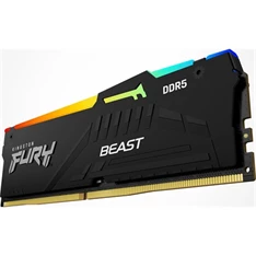 Kingston 64GB 5600MHz DDR-5 Fury Beast RGB (Kit! 4db 16GB) (KF556C40BBAK4-64) memória