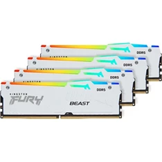 Kingston 64GB 5600MHz DDR-5 Fury Beast RGB (Kit! 4db 16GB) (KF556C40BWAK4-64) memória