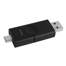 Kingston 64GB USB3.2 A /USB3.2 C Fekete (DTDE/64GB) Flash Drive