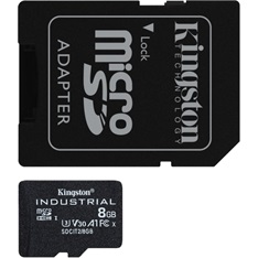 Kingston 8GB SD micro Industrial (SDHC Class 10 A1) (SDCIT2/8GB) memória kártya + olvasó