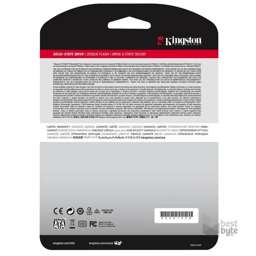 Kingston A400 960GB SATA3 2,5" 7mm (SA400S37/960G) SSD