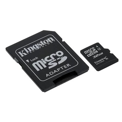 Kingston 32GB SD micro (SDHC Class 4) (SDC4/32GB) memória kártya adapterrel
