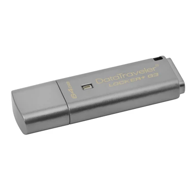 Kingston 64GB USB3.0 Ezüst (DTLPG3/64GB) Automatic Data Security Flash Drive