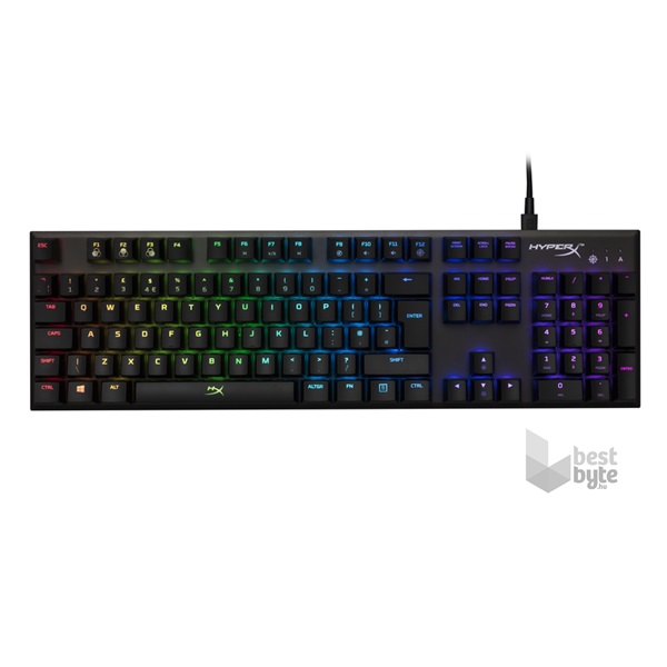 Kingston HyperX Alloy FPS (Kailh Silver Speed) UK RGB világító mechanikus gamer billentyűzet