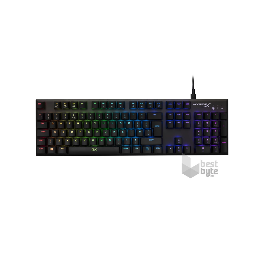 Kingston HyperX Alloy FPS (Kailh Silver Speed) UK RGB világító mechanikus gamer billentyűzet
