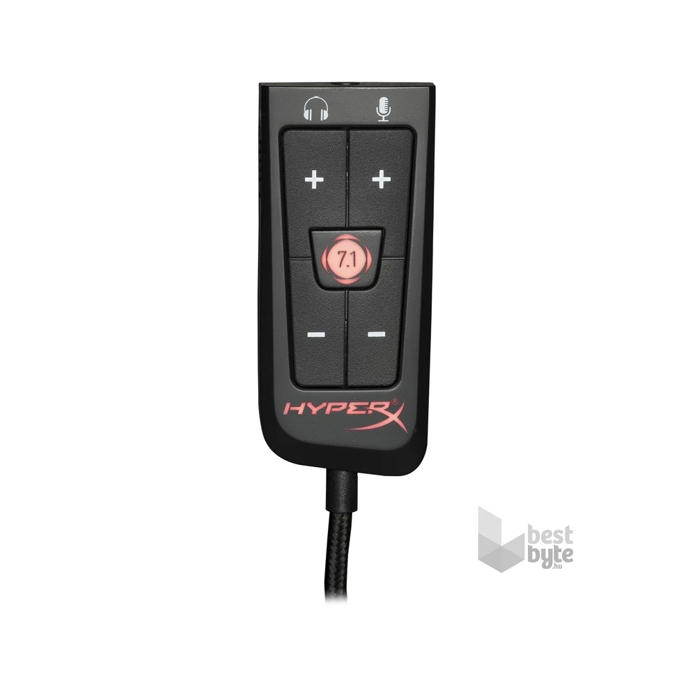 Kingston HyperX Cloud Virtuális 7.1 Surround USB külső hangkártya