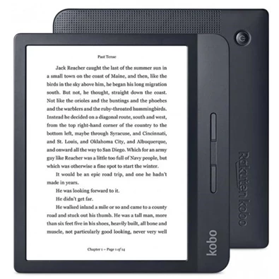 Kobo Libra H2O 7" fekete vízálló E-book olvasó