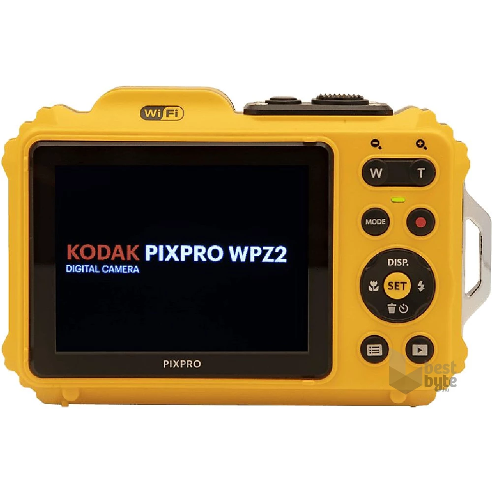Kodak Pixpro WPZ2 vízálló/porálló/ütésálló sárga digitális fényképezőgép
