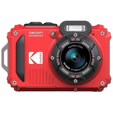 Kodak Pixpro WPZ2 vízálló/porálló/ütésálló piros digitális fényképezőgép