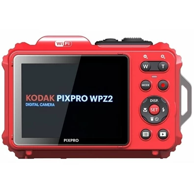 Kodak Pixpro WPZ2 vízálló/porálló/ütésálló piros digitális fényképezőgép