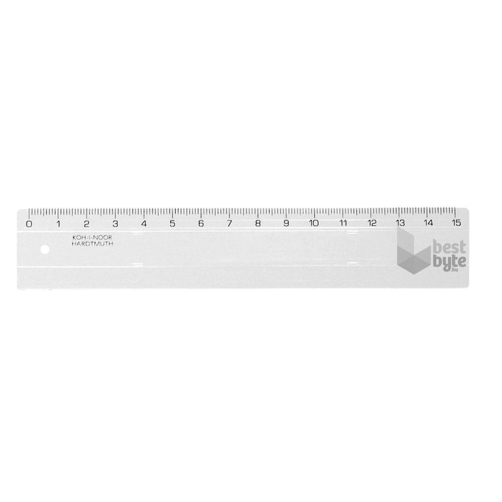 Koh-I-Noor 15cm átlátszó vonalzó