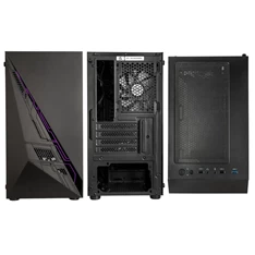 Kolink Inspire K2 PLUS ARGB mATX edzett üveg fekete ház