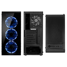 Kolink Observatory Lite RGB ATX edzett üveg fekete ház