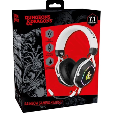 Konix Dungeons & Dragons Rainbow gamer headset