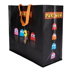 Konix Pac-Man fekete bevásárló táska