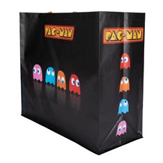 Konix Pac-Man fekete bevásárló táska