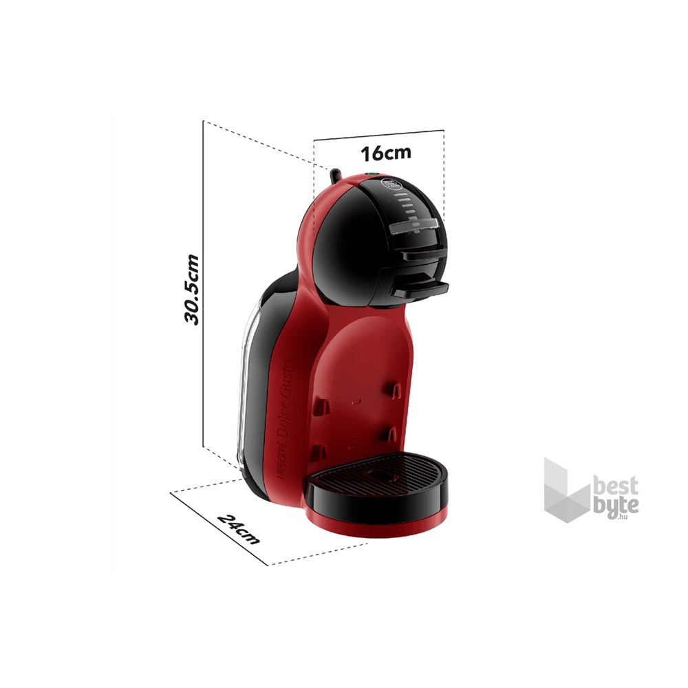 Krups KP123H10A Mini Me Nescafé Dolce Gusto piros kapszulás kávéfőző