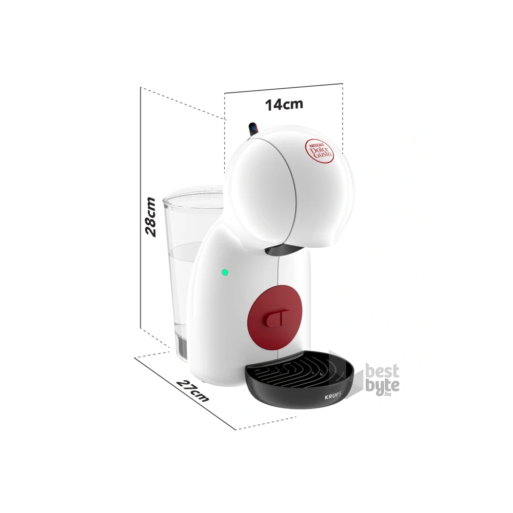 Krups KP1A3110 Piccolo XS Nescafé Dolce Gusto fehér kapszulás kávéfőző
