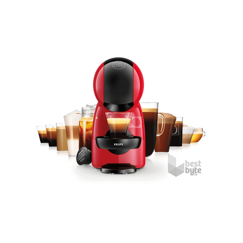 Krups KP1A3510A Piccolo XS Nescafé Dolce Gusto piros-fekete kapszulás kávéfőző