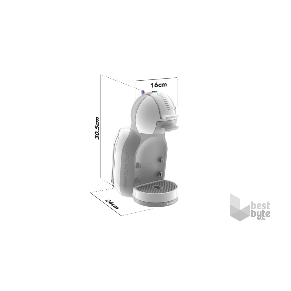 Krups KP 1201CS Nescafé Dolce Gusto Mini Me szürke kapszulás kávéfőző