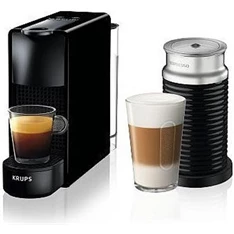 Krups XN111810 Nespresso Essenza Mini & Aeroccino fekete kávéfőző