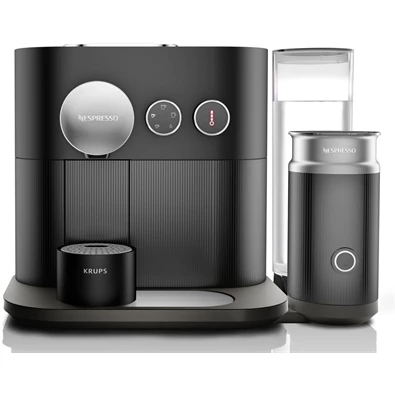 Krups XN601810 Nespresso Expert & Milk fekete kapszulás kávéfőző