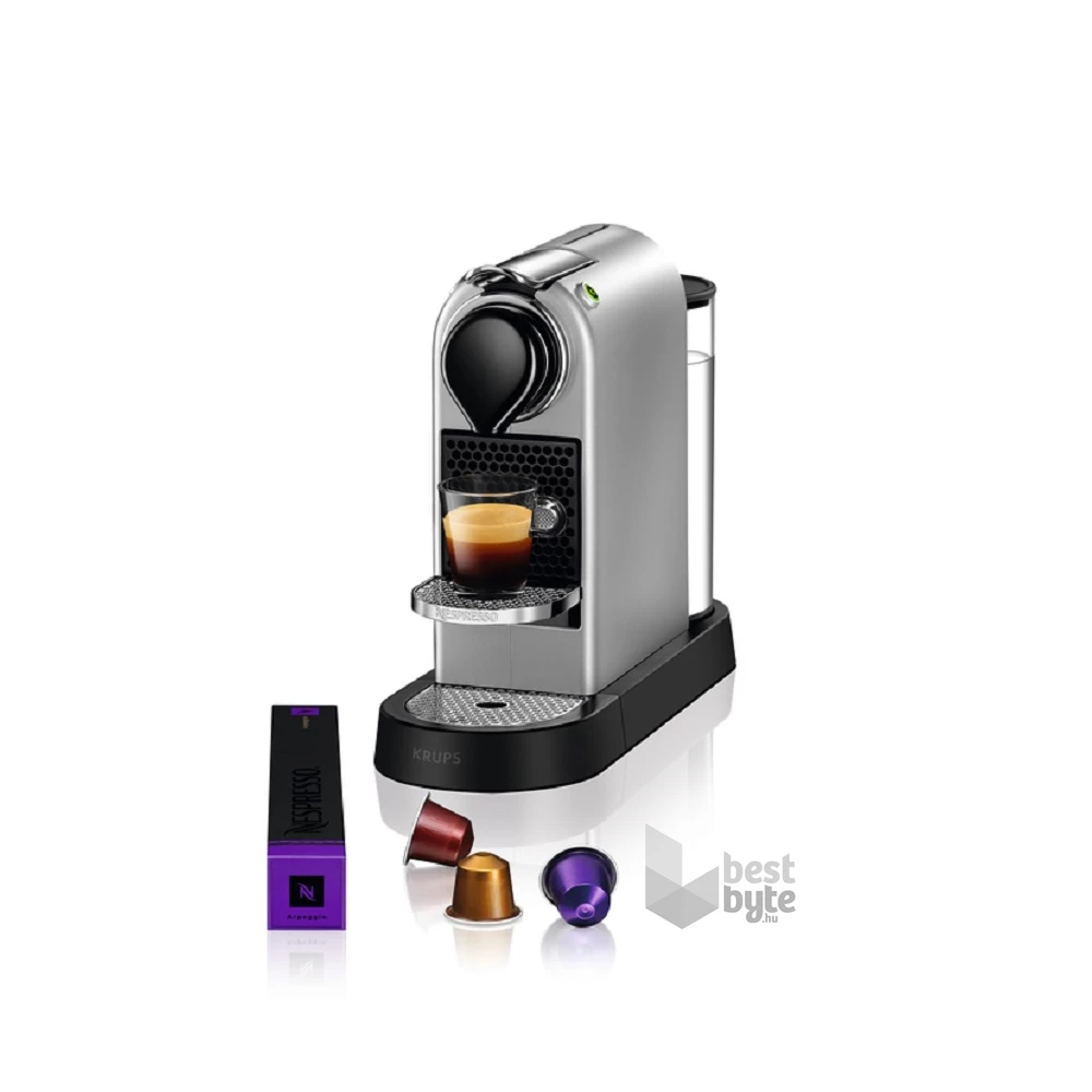 Krups XN741B10 Nespresso Citiz ezüst kapszulás kávéfőző