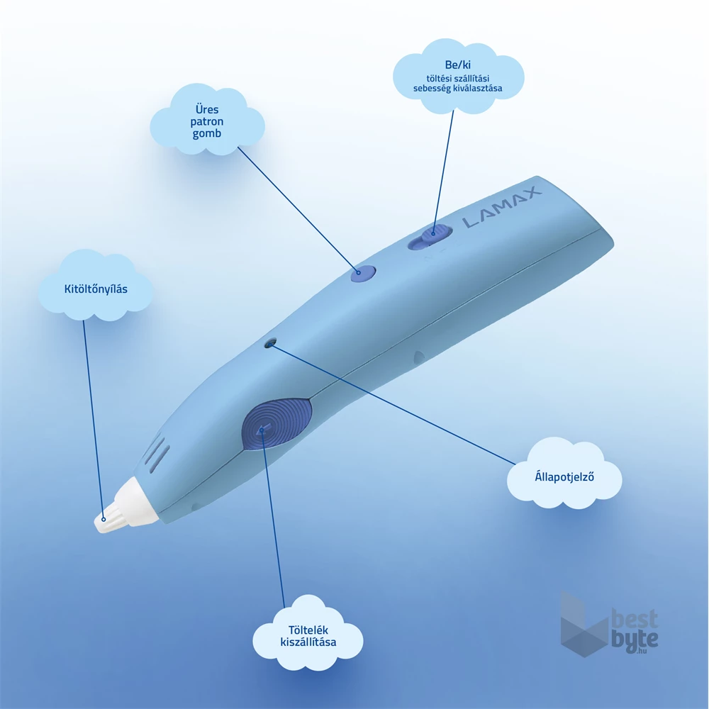 LAMAX ArtKid1 kék 3D nyomtató toll