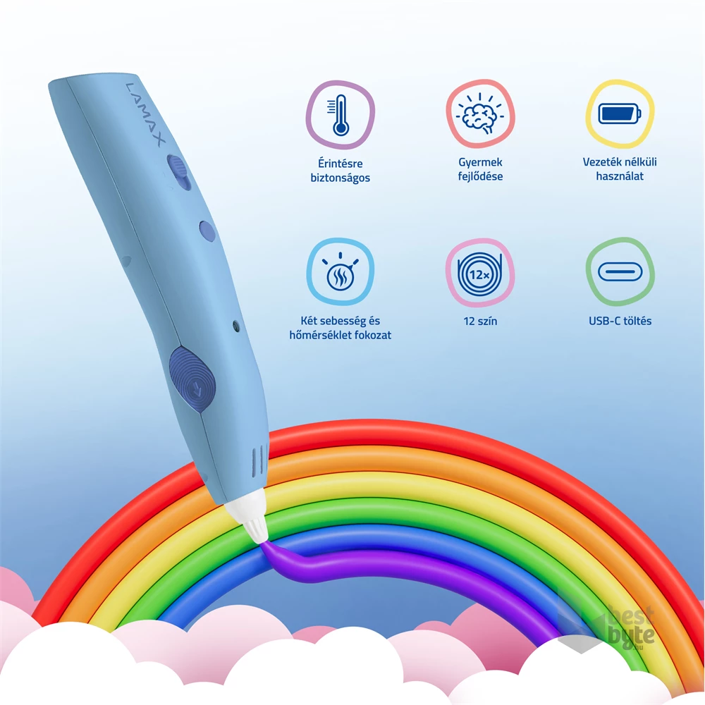 LAMAX ArtKid1 kék 3D nyomtató toll