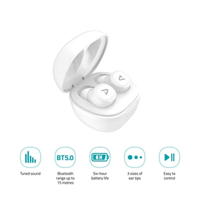 LAMAX Dots2 BT 5.0 TWS bluetooth fehér fülhallgató