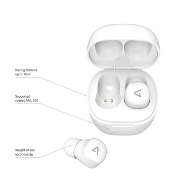 LAMAX Dots2 BT 5.0 TWS bluetooth fehér fülhallgató