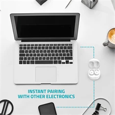 LAMAX Dots2 Touch TWS bluetooth fehér fülhallgató