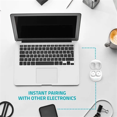 LAMAX Dots2 Touch TWS bluetooth fehér fülhallgató