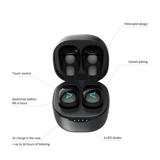 LAMAX Dots2 Touch TWS bluetooth fekete fülhallgató