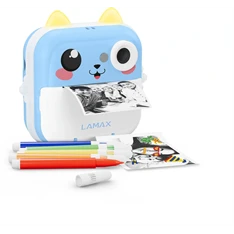 Lamax InstaKid2 Plus Blue hőpapíros kék gyerek fényképezőgép