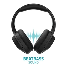 LAMAX Muse2 vezeték nélküli bluetooth fekete fejhallgató