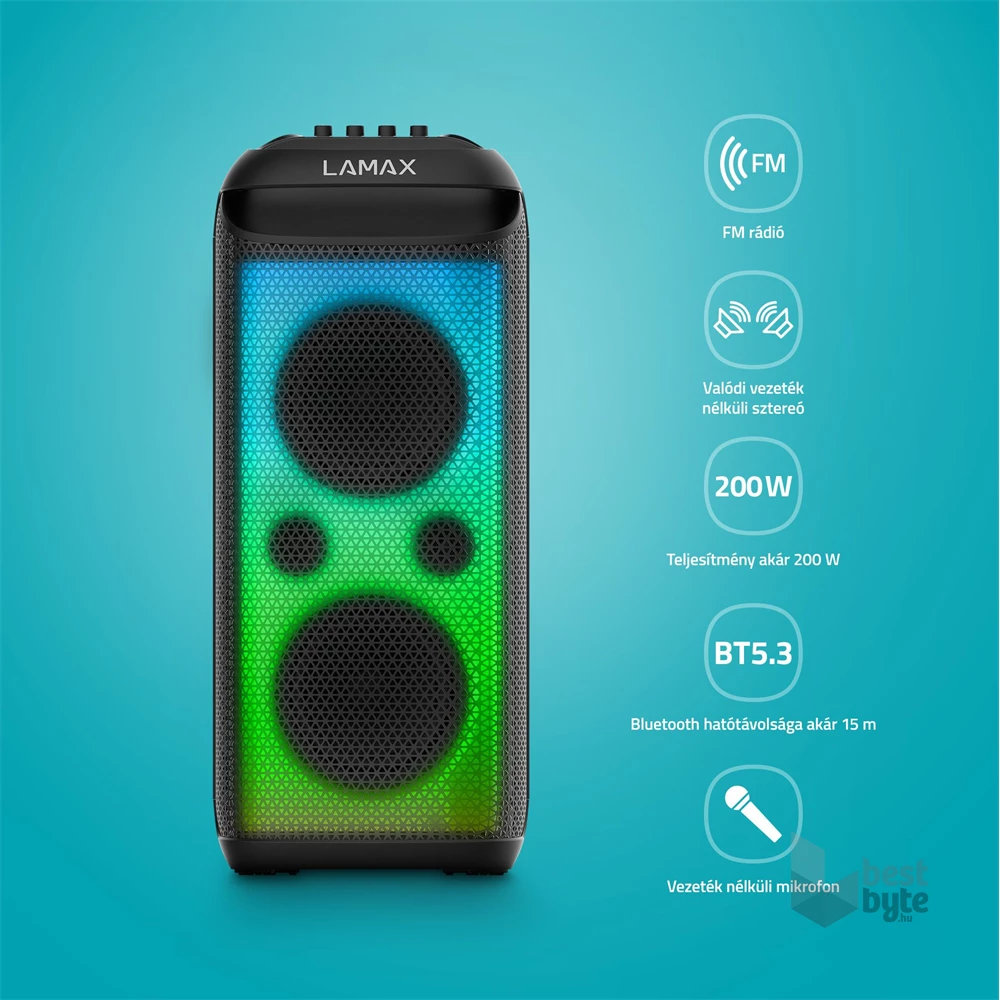 LAMAX PartyKing1 Max 200W Party hangfal