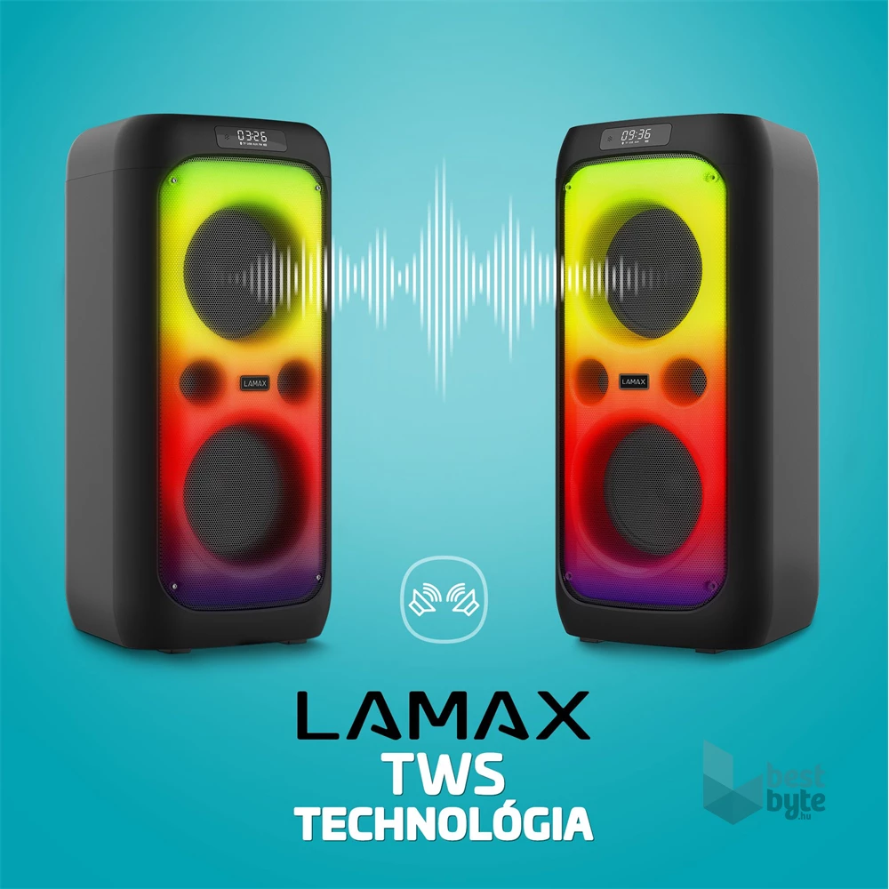 LAMAX PartyKing1 Plus 100W Party hangfal