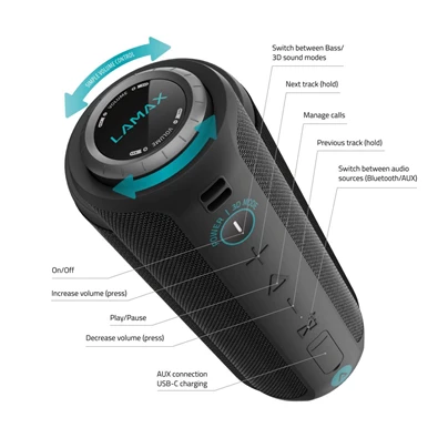 LAMAX Sounder2 Max bluetooth hangszóró