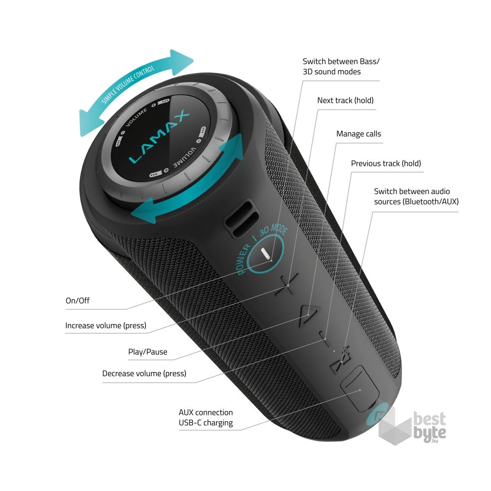LAMAX Sounder2 Max bluetooth hangszóró