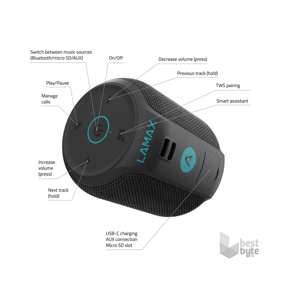 LAMAX Sounder2 Mini bluetooth hangszóró