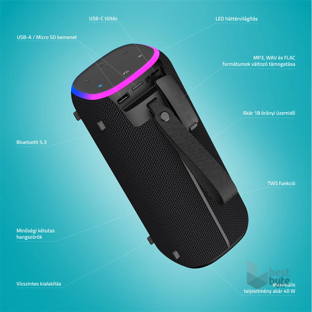 LAMAX StarCube1 40W Bluetooth hangszóró