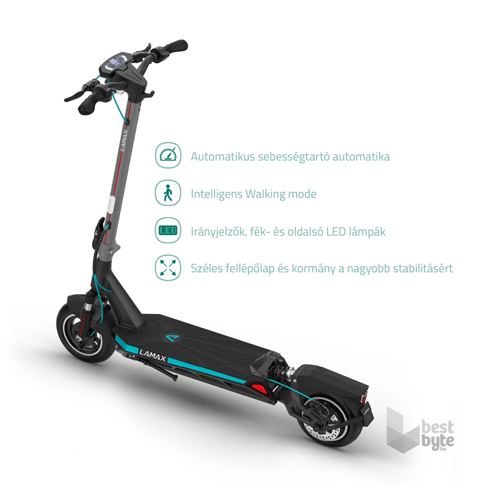 LAMAX eRacer SC50 1000W/14,5 Ah elektromos roller