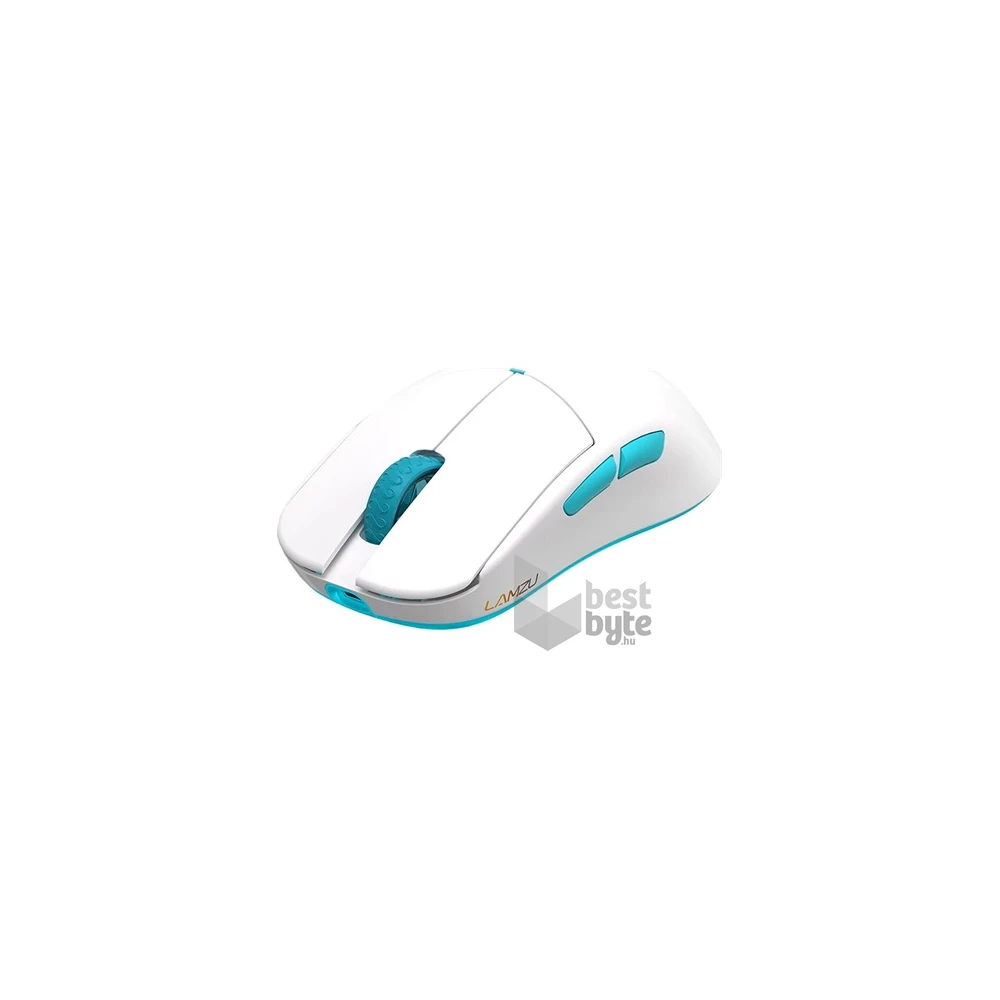 LAMZU Atlantis mini PRO optikai USB / vezeték nélküli gaming egér fehér