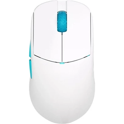LAMZU Atlantis mini PRO optikai USB / vezeték nélküli gaming egér fehér