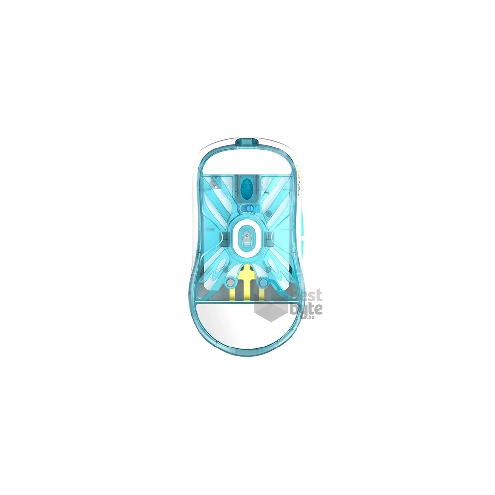 LAMZU Atlantis mini PRO optikai USB / vezeték nélküli gaming egér fehér